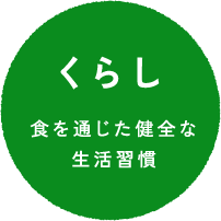 くらし 食を通じた健全な生活習慣