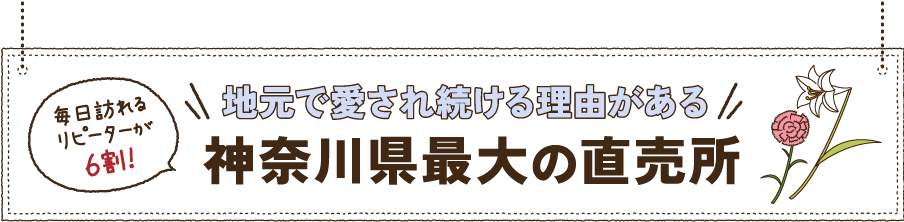 毎日訪れるリピーターが６割！ 地元で愛され続ける理由がある 神奈川県最大の直売所
