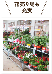 花売り場も充実