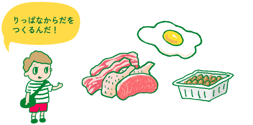 りっぱなからだをつくるんだ！