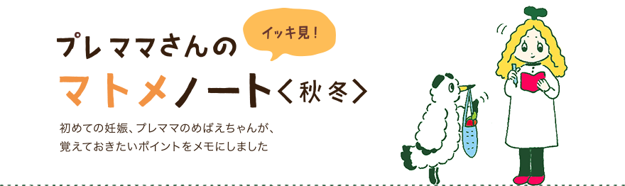 イッキ見!プレママさんのマトメノート<秋冬>