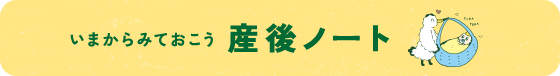 いまからみておこう 産後ノート