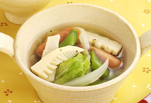 季節きゃべつのスープ