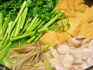 ヘルシー☆根っこも美味しいセリ鍋の写真