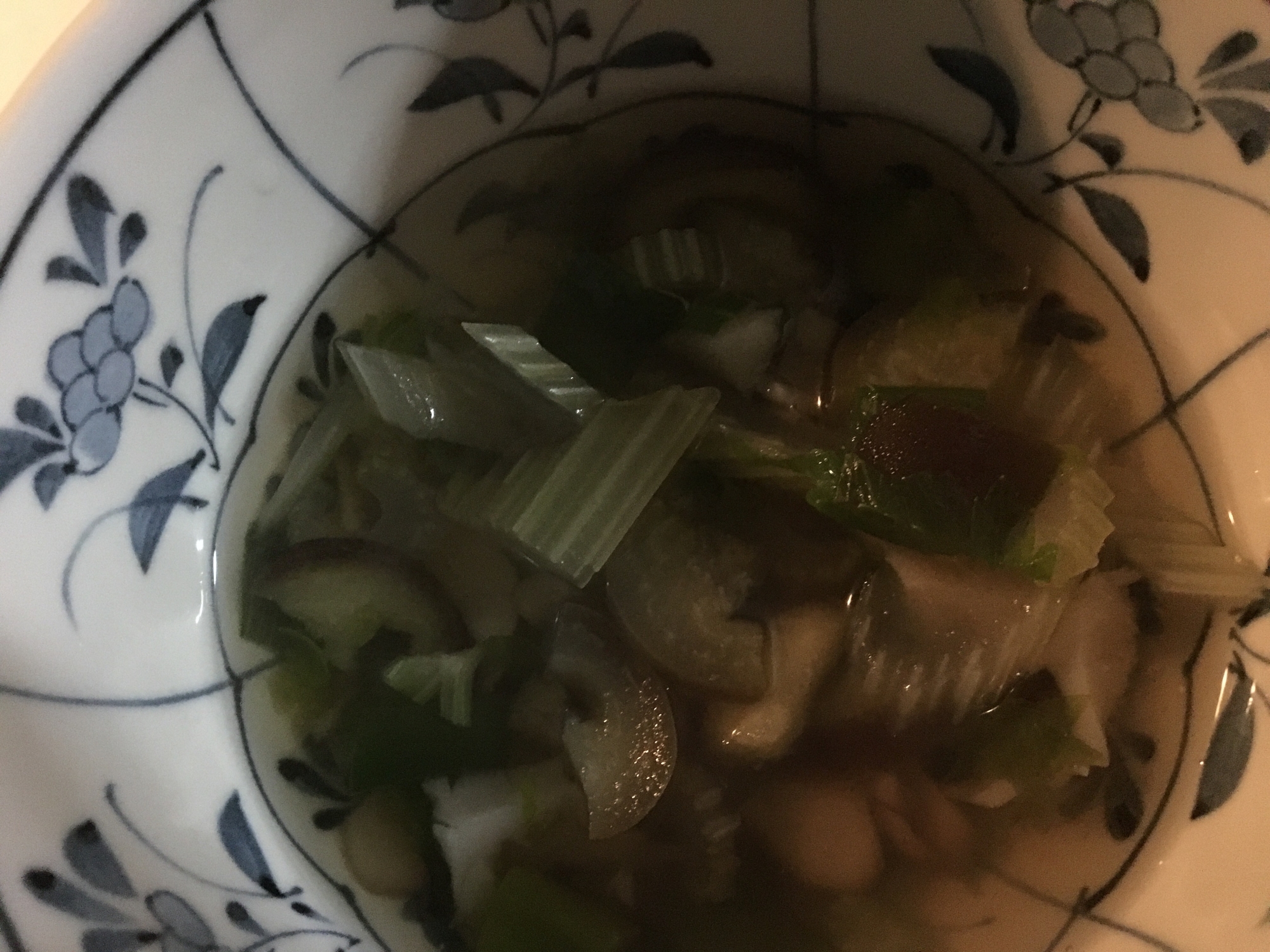 セロリのスープの写真
