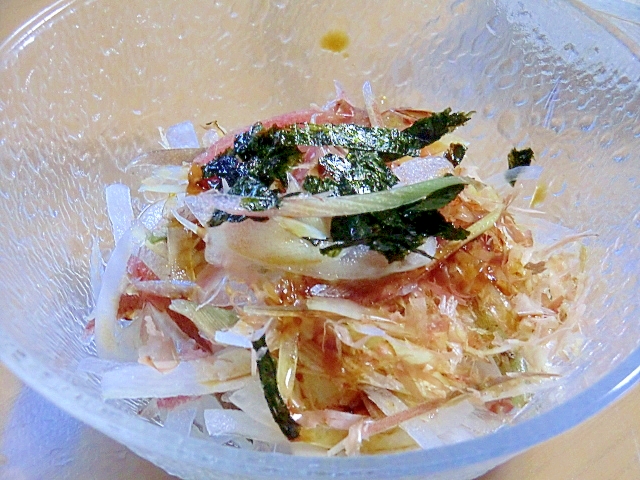 みようがの簡単和風サラダの写真