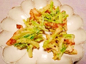 セリの☆かき揚げの写真