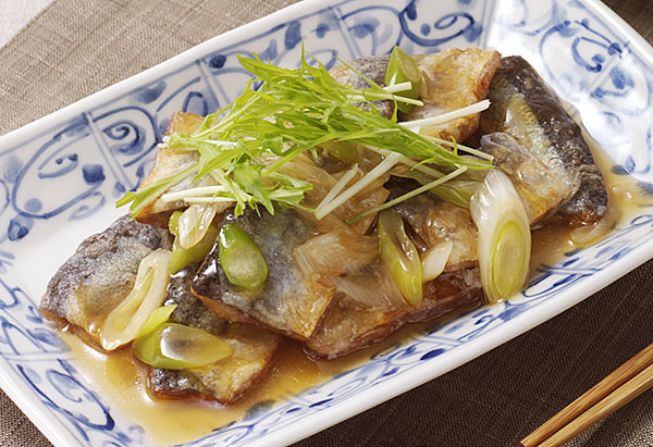 サンマのあんかけ竜田揚げ
