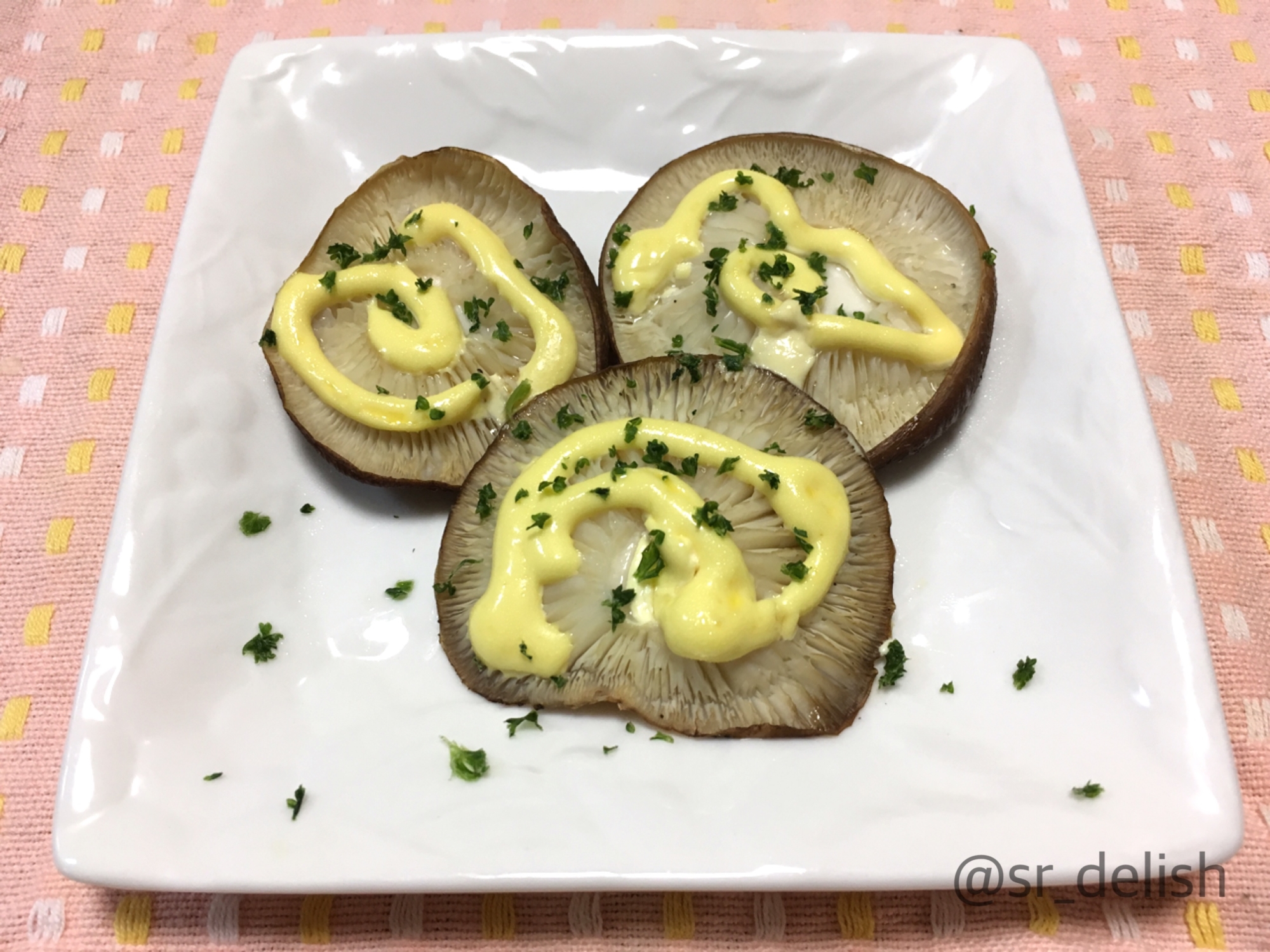 生しいたけのマヨネーズ焼きの写真