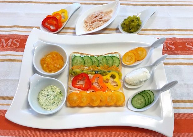 宮崎の野菜・果物で作るからだグッドサンド！の写真