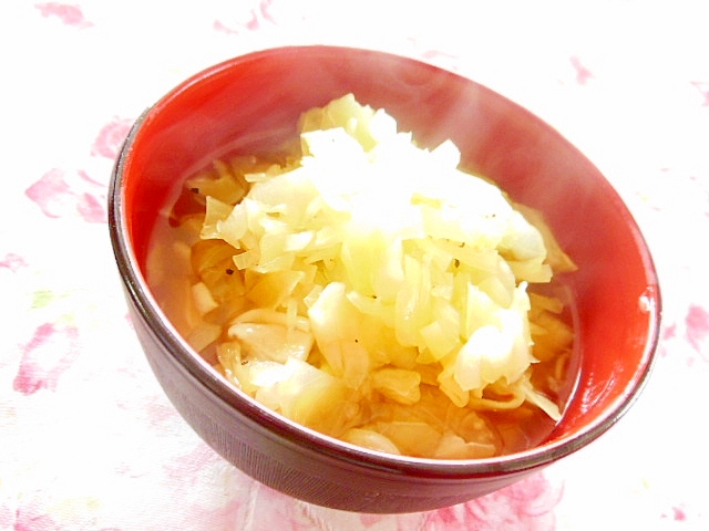 ❤キャベツと大根おろしの玉葱スープ❤の写真