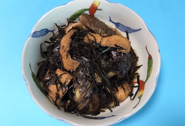 京都府「茄子とあらめと油あげの炊いたん」JA京都女性部の写真