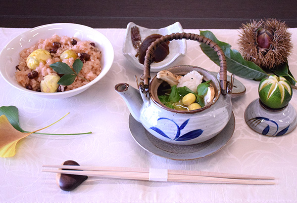 京都府「松茸の土瓶蒸し」 JA京都市女性部