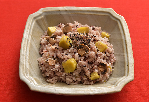 千葉県「古代米とさつま芋の炊き込みご飯」JA千葉女性部協議会