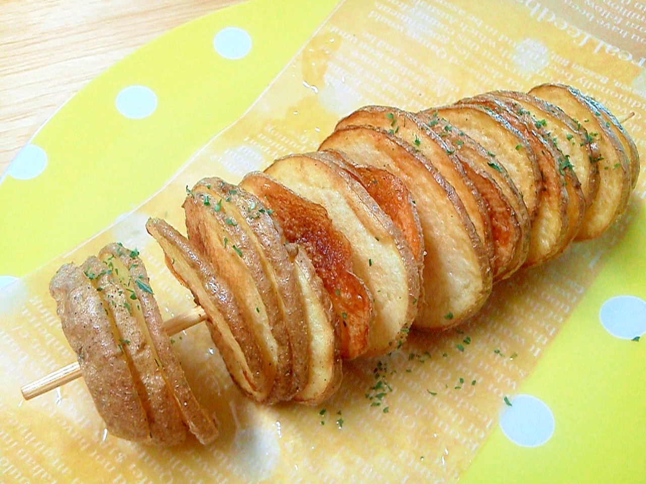 ”トルネードポテト”　屋台の味を簡単・激安で作る♪