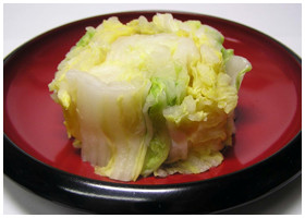 山東菜の漬物